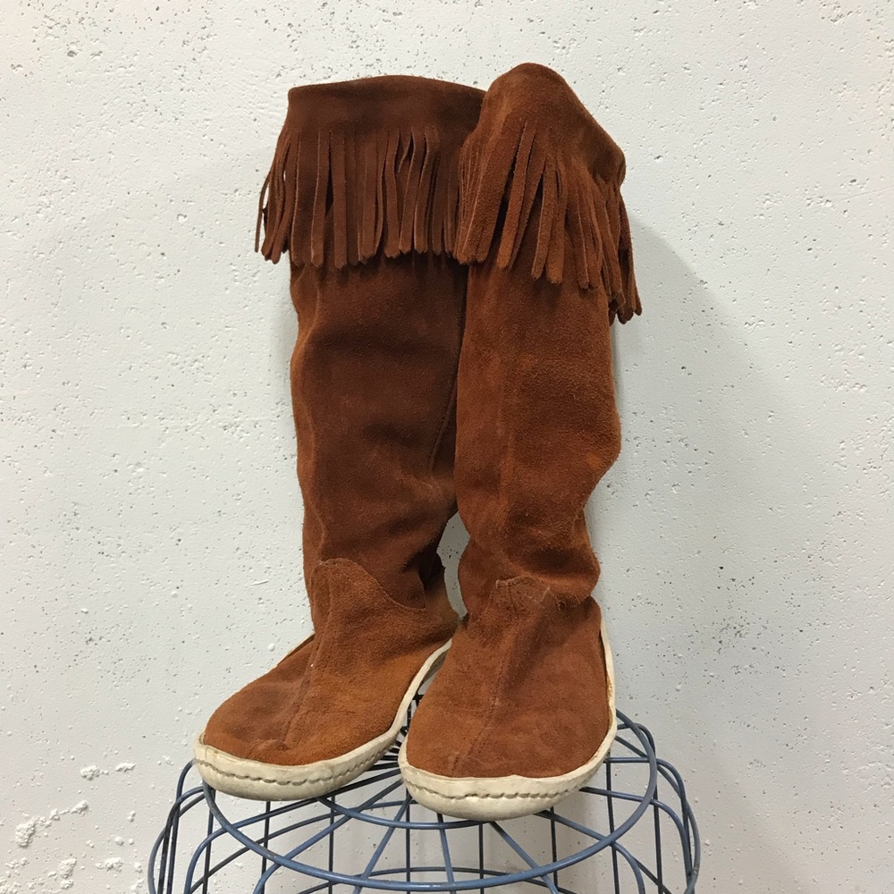 Vintage tall moccasins - Picture 1 of 7